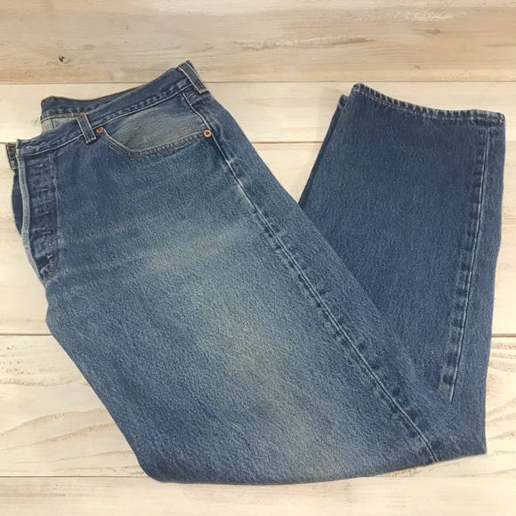 Vtg Men’s 1990’s Levi's 501xx Denim Jeans 38 X 34 - Picture 2 of 8